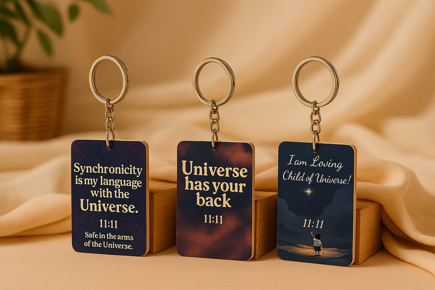Cosmic Tags™ Trio: The Universal Embrace Collection 11:11