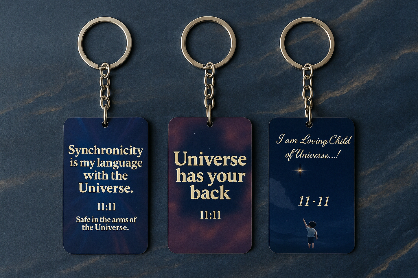 Cosmic Tags™ Trio: The Universal Embrace Collection 11:11