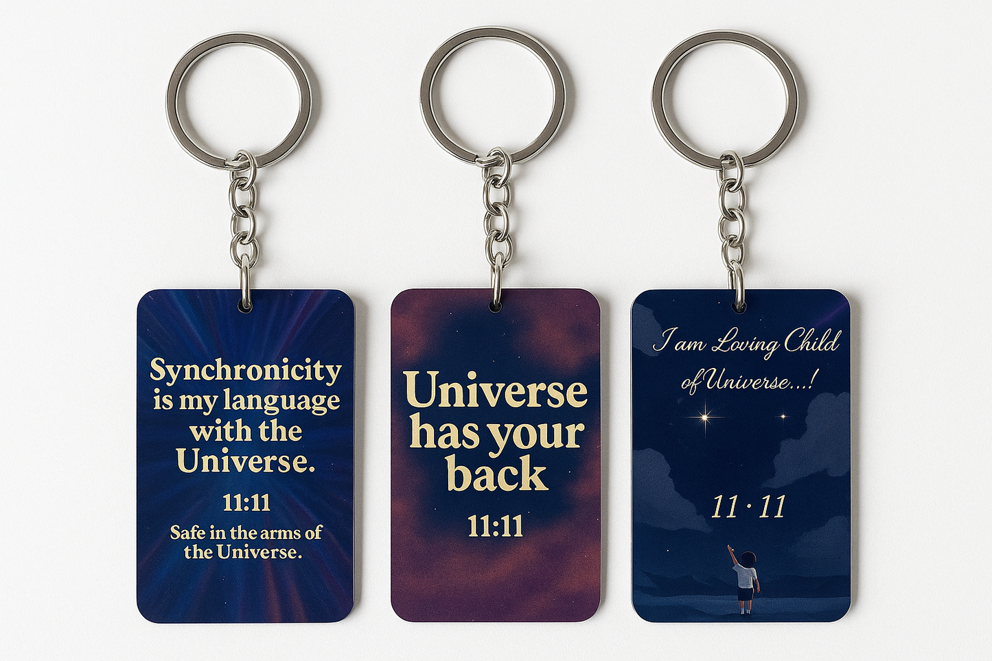 Cosmic Tags™ Trio: The Universal Embrace Collection 11:11