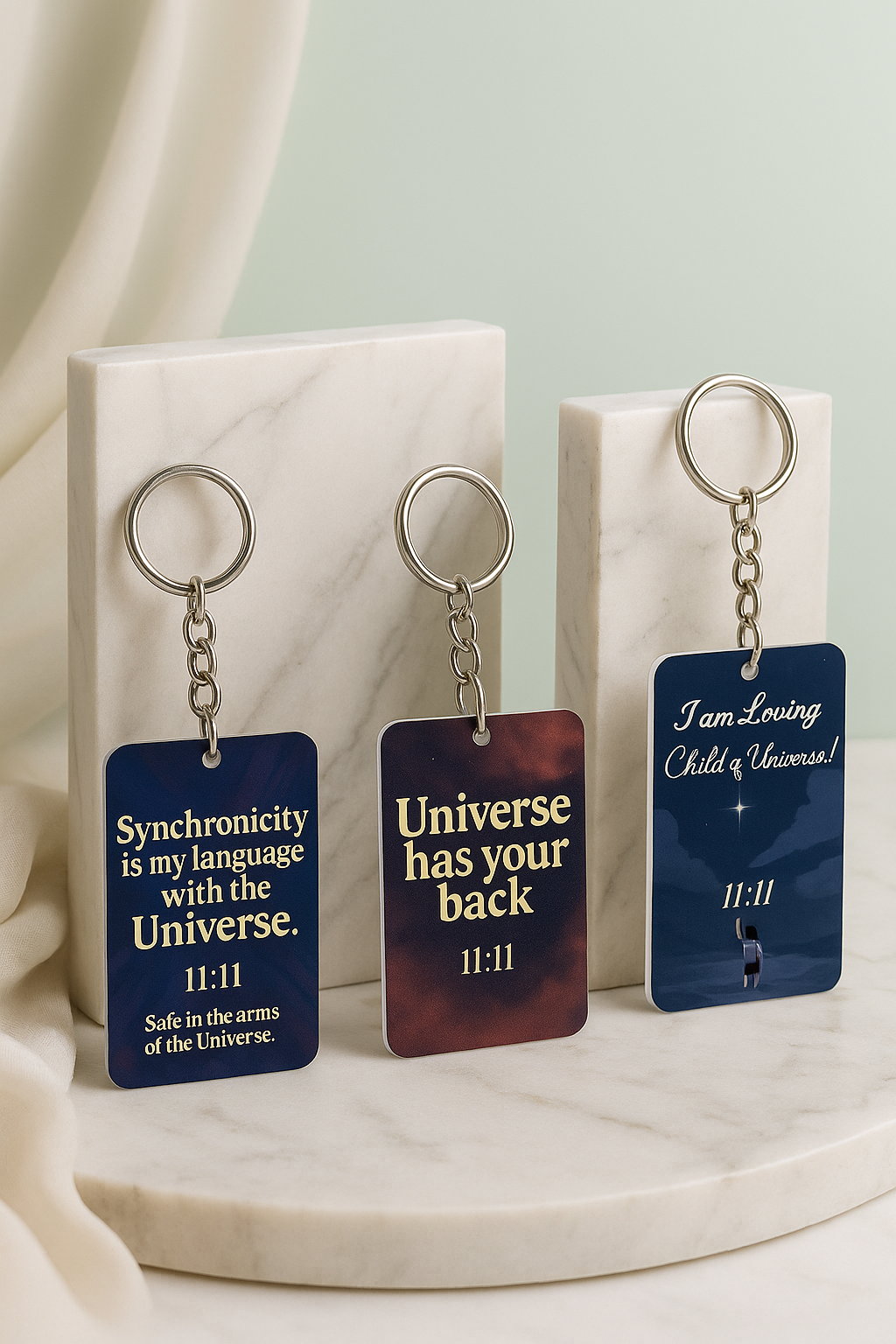 Cosmic Tags™ Trio: The Universal Embrace Collection 11:11