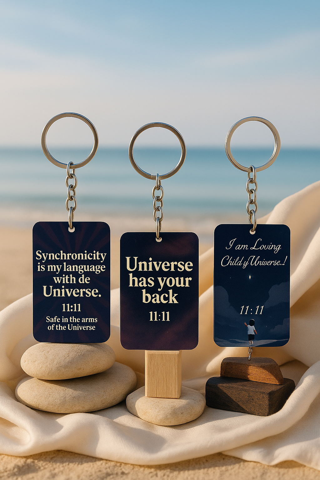 Cosmic Tags™ Trio: The Universal Embrace Collection 11:11